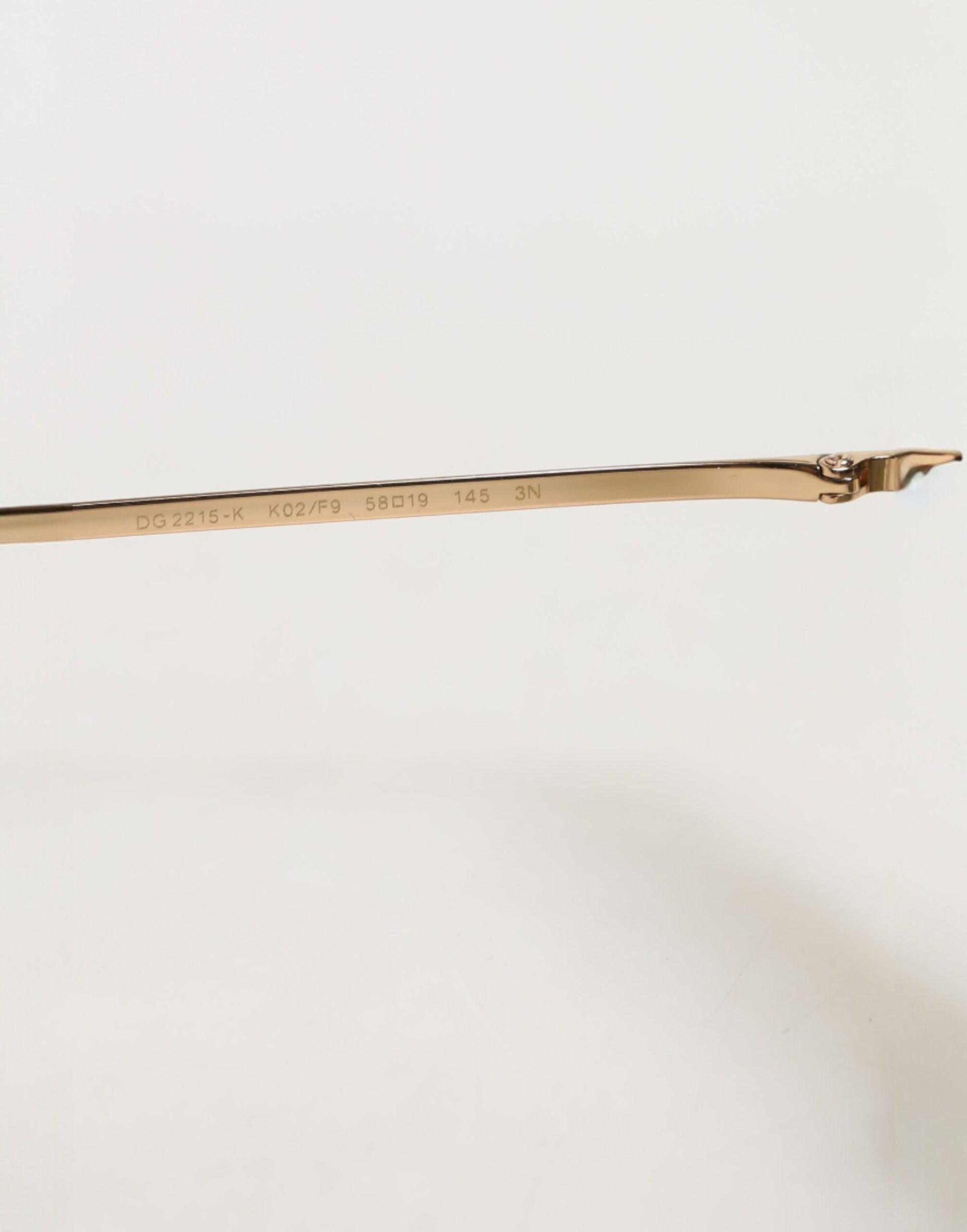 DG2215K Gold Plated Round Lenses Shade Eyewear Sunglasses