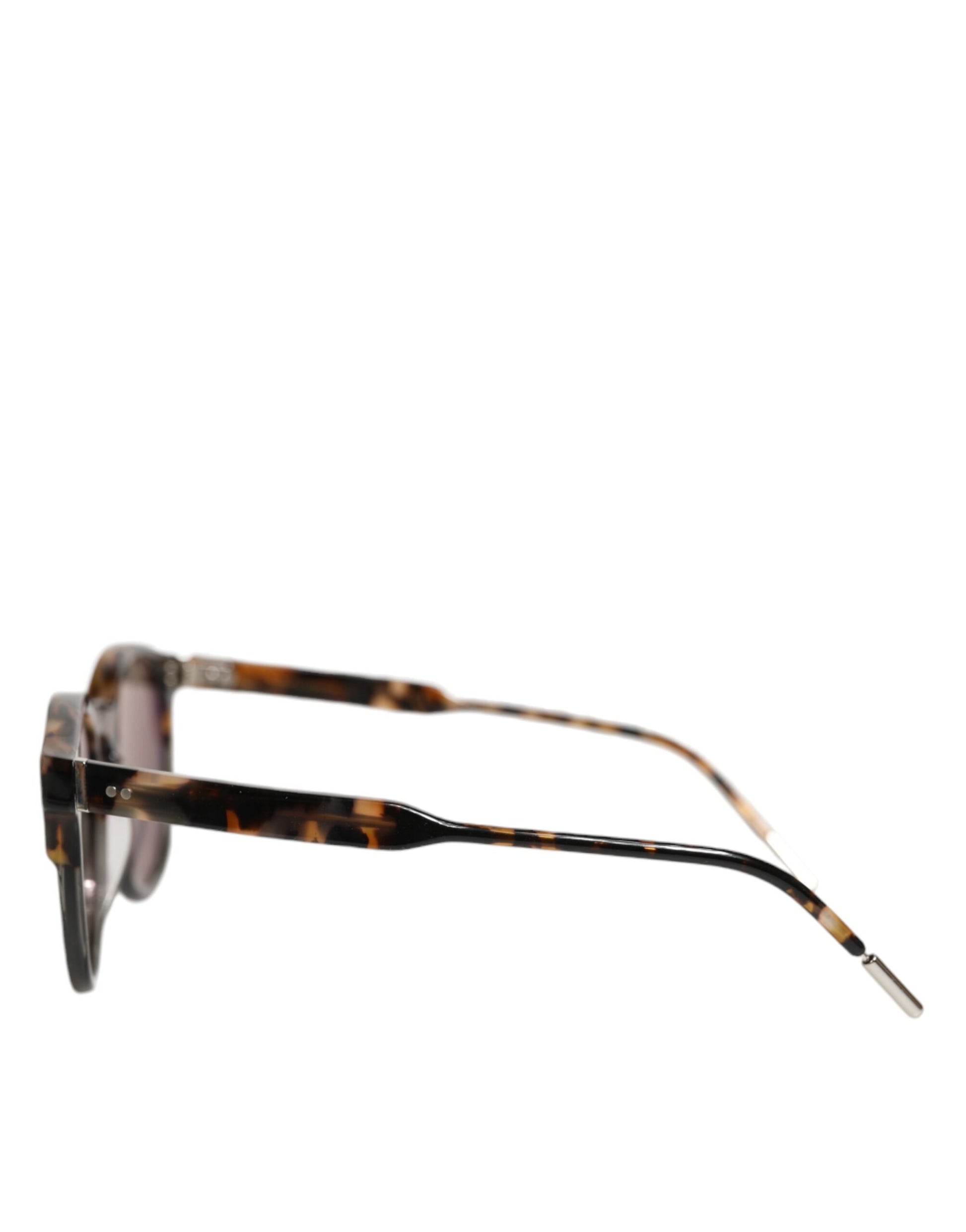DG4334B Brown Tortoiseshell Round Frame Shades Sunglasses