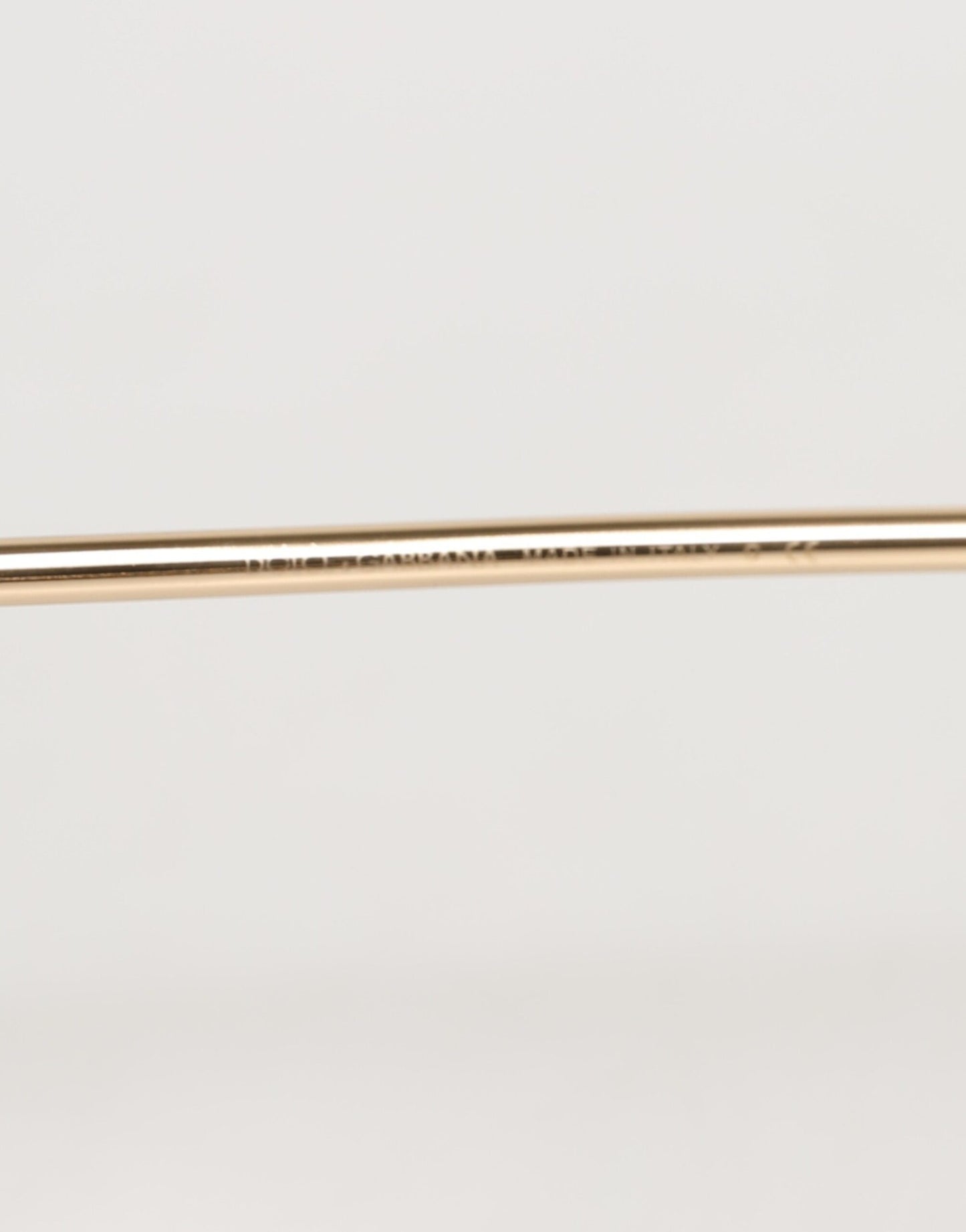 Pink Gold Metal Round Shades Eyewear Sunglasses