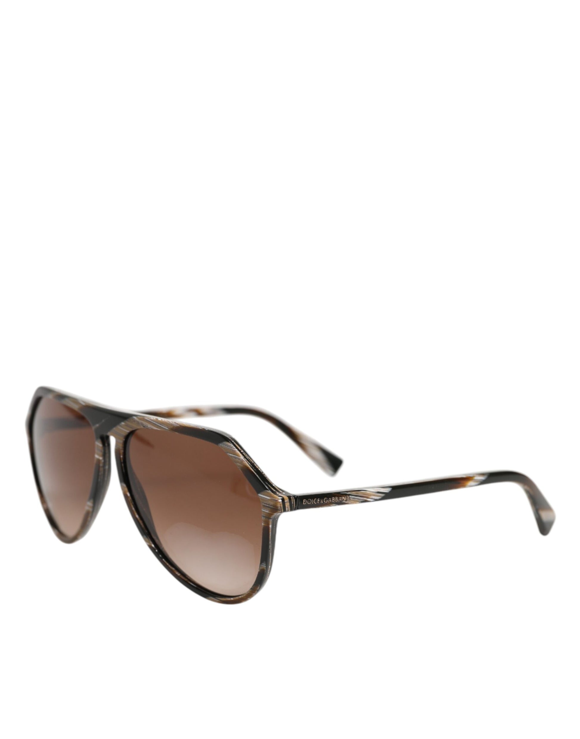 Brown Full Rim Acetate Pilot Eyewear Sunglasses