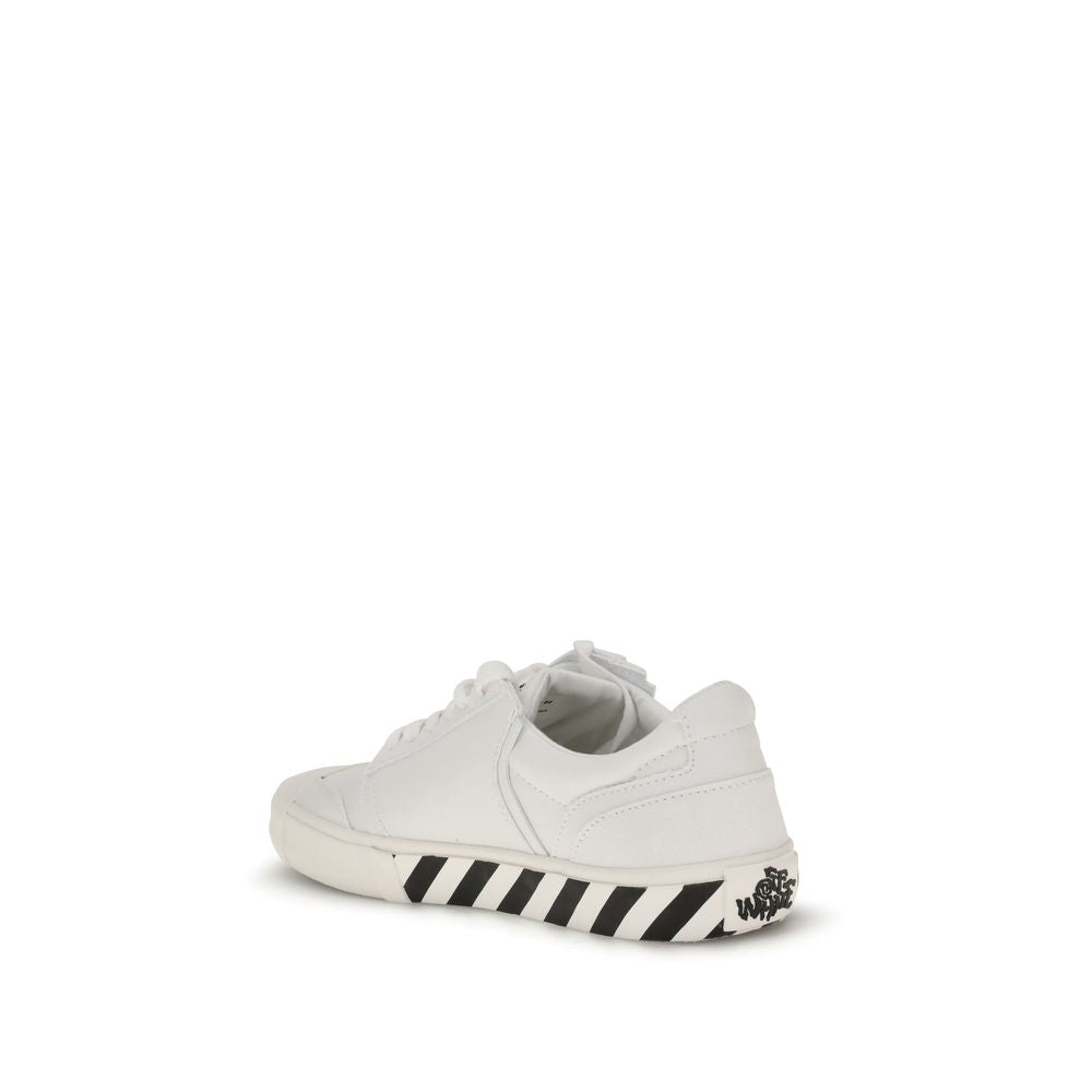 White Calf Leather Bos Taurus Low Top Sneakers