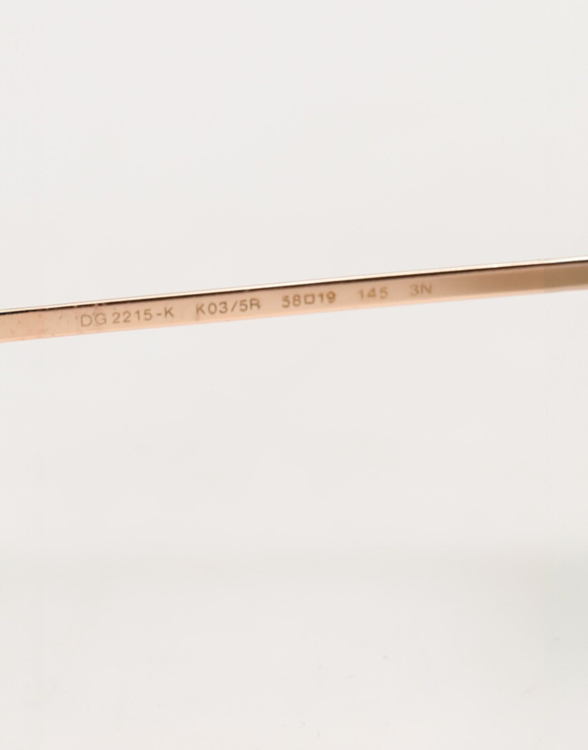 DG2215K Gold Metal Round Shades Eyewear Sunglasses