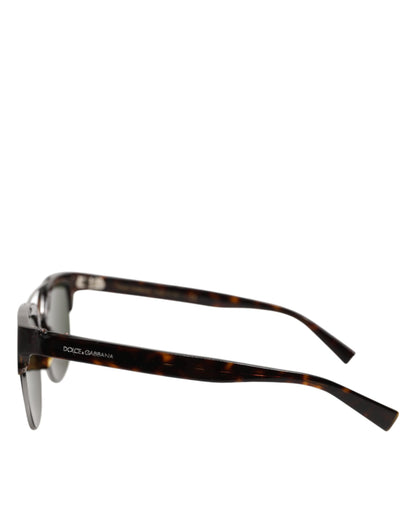 DG4317F Brown Tortoiseshell Pilot Frame Shades Sunglasses