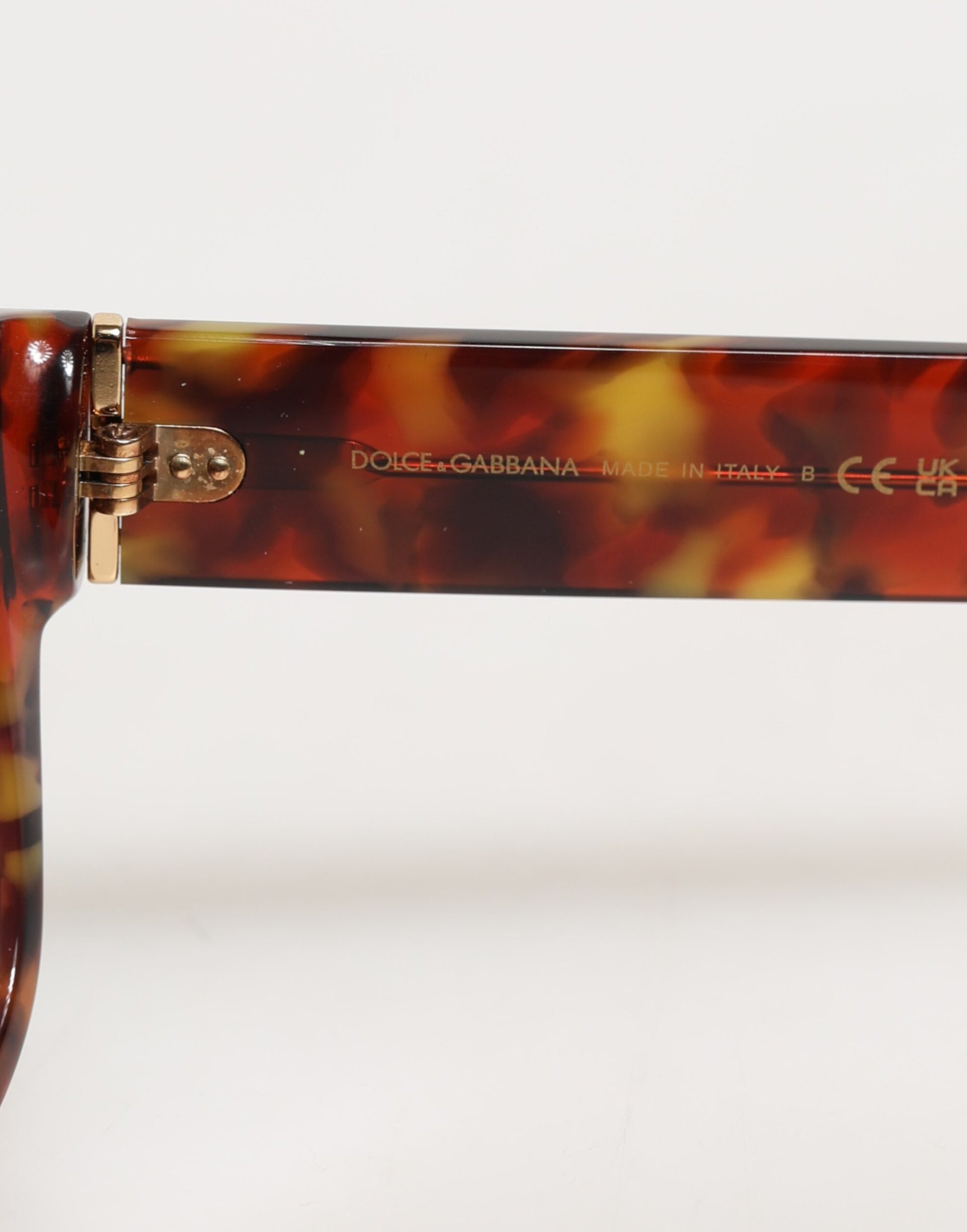 DG4338F Brown Havana Full Rim Round Lenses Sunglasses