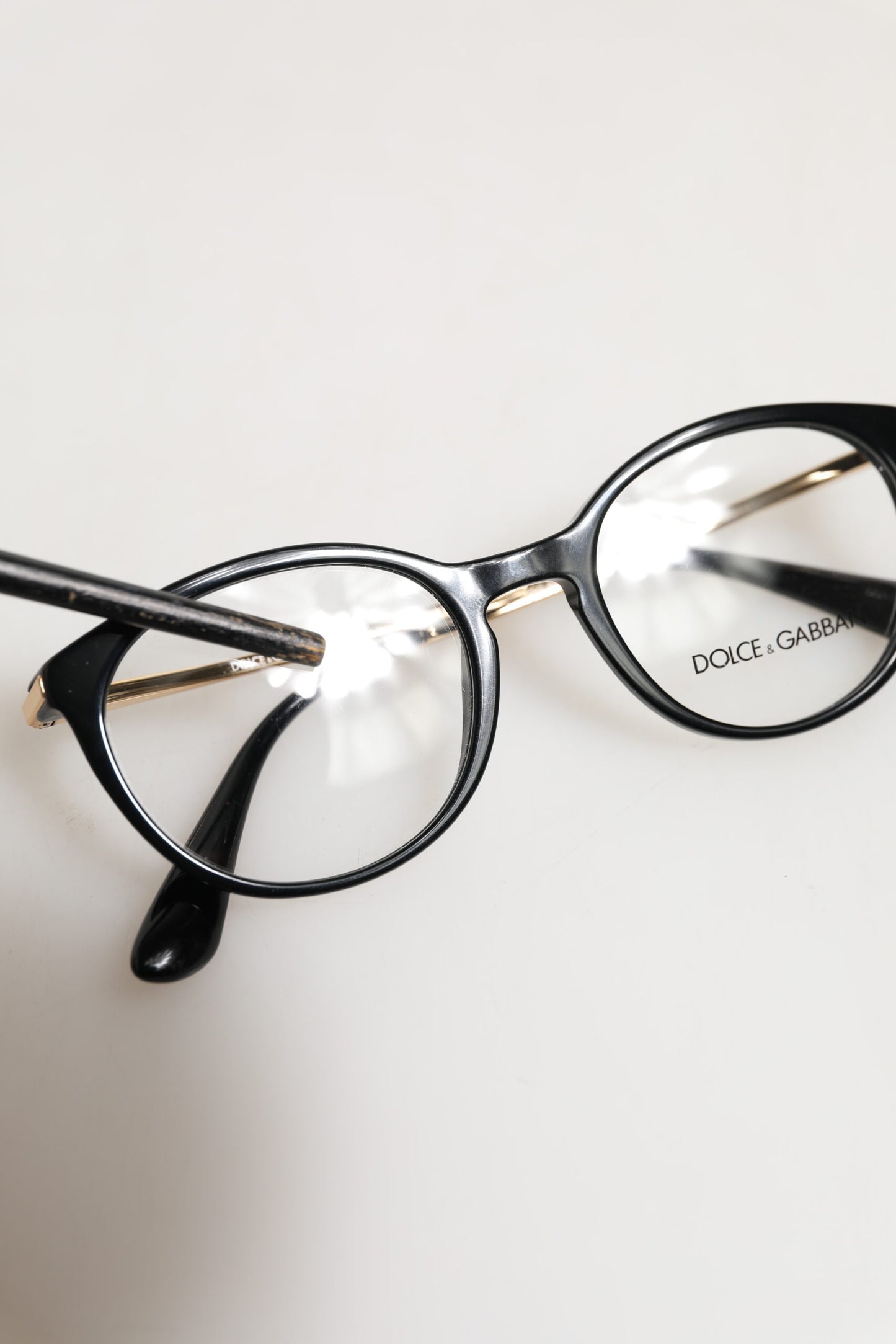 DG3242 Black Acetate Cat Eye Frame Eyeglass Reading Glass