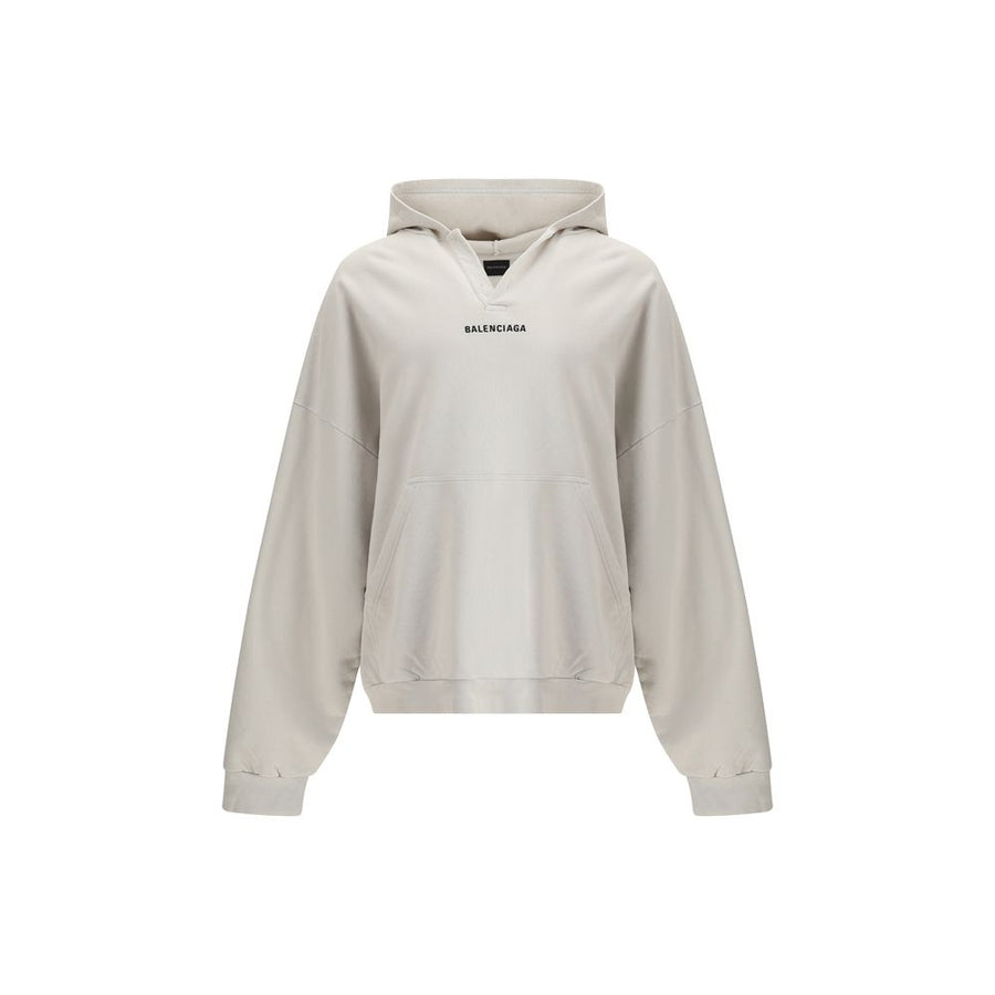 White Cotton Sweatshirt