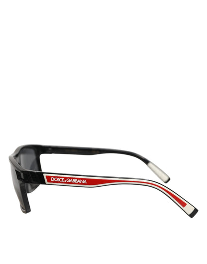 DG6160 Square Black Polyamide Sport Logo Sunglasses