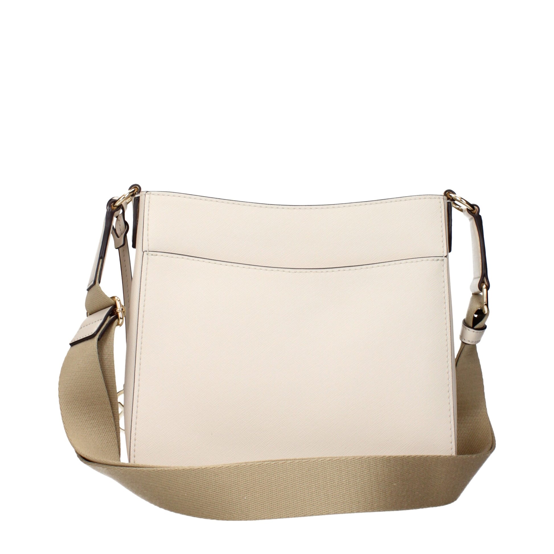 Beige Leather Shoulder Bag