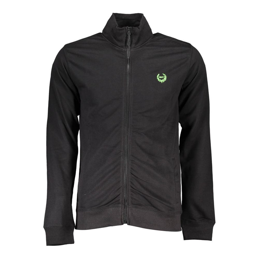 Black Cotton Sweatshirt
