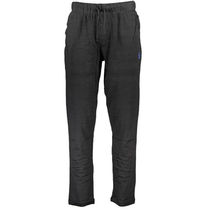 Black Cotton Men's Track Pant
