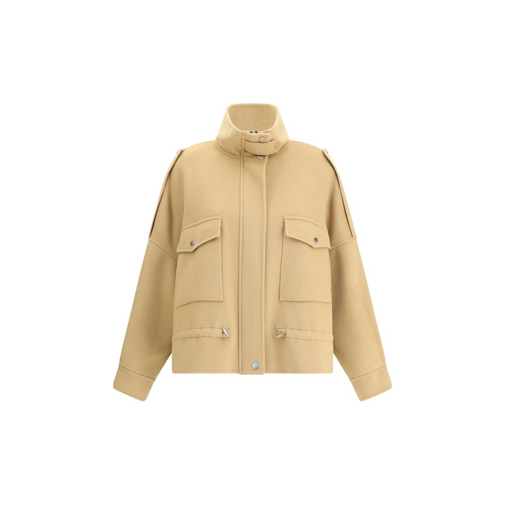 Beige Wool Coat