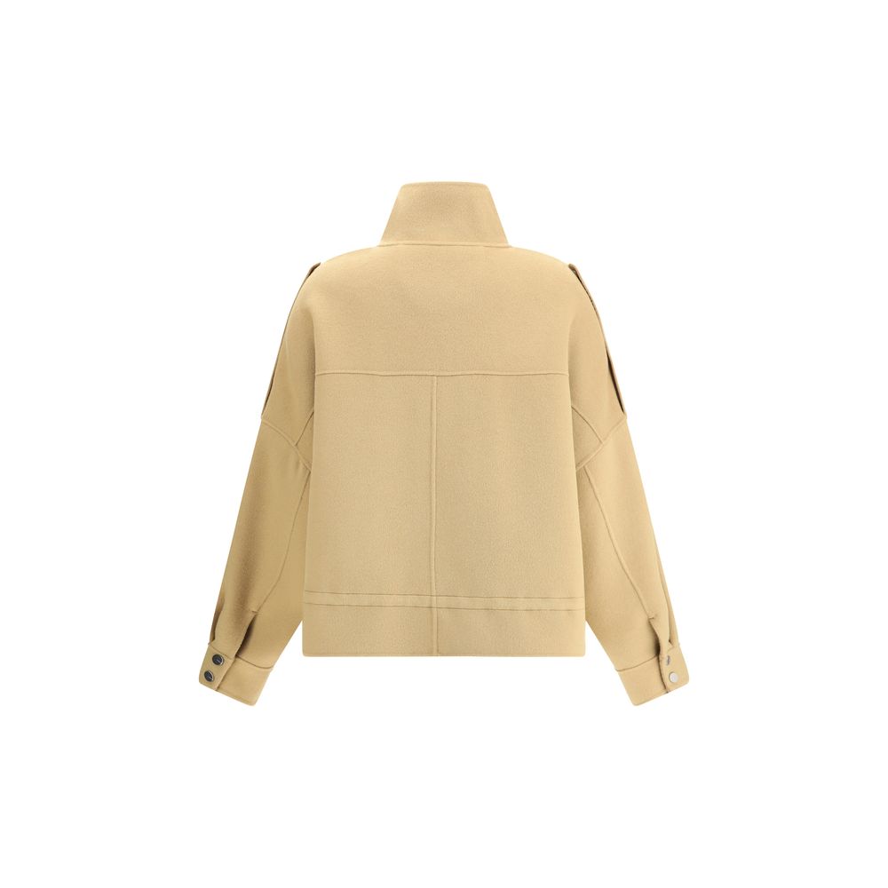 Beige Wool Coat