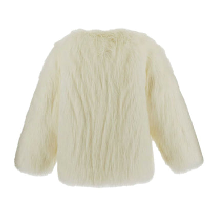 White Modacrylic Jackets & Coat