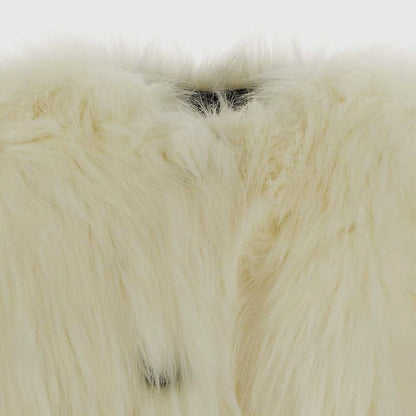 White Modacrylic Jackets & Coat