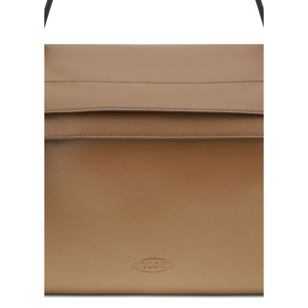 Brown Calf Leather Bos Taurus Shoulder Bag