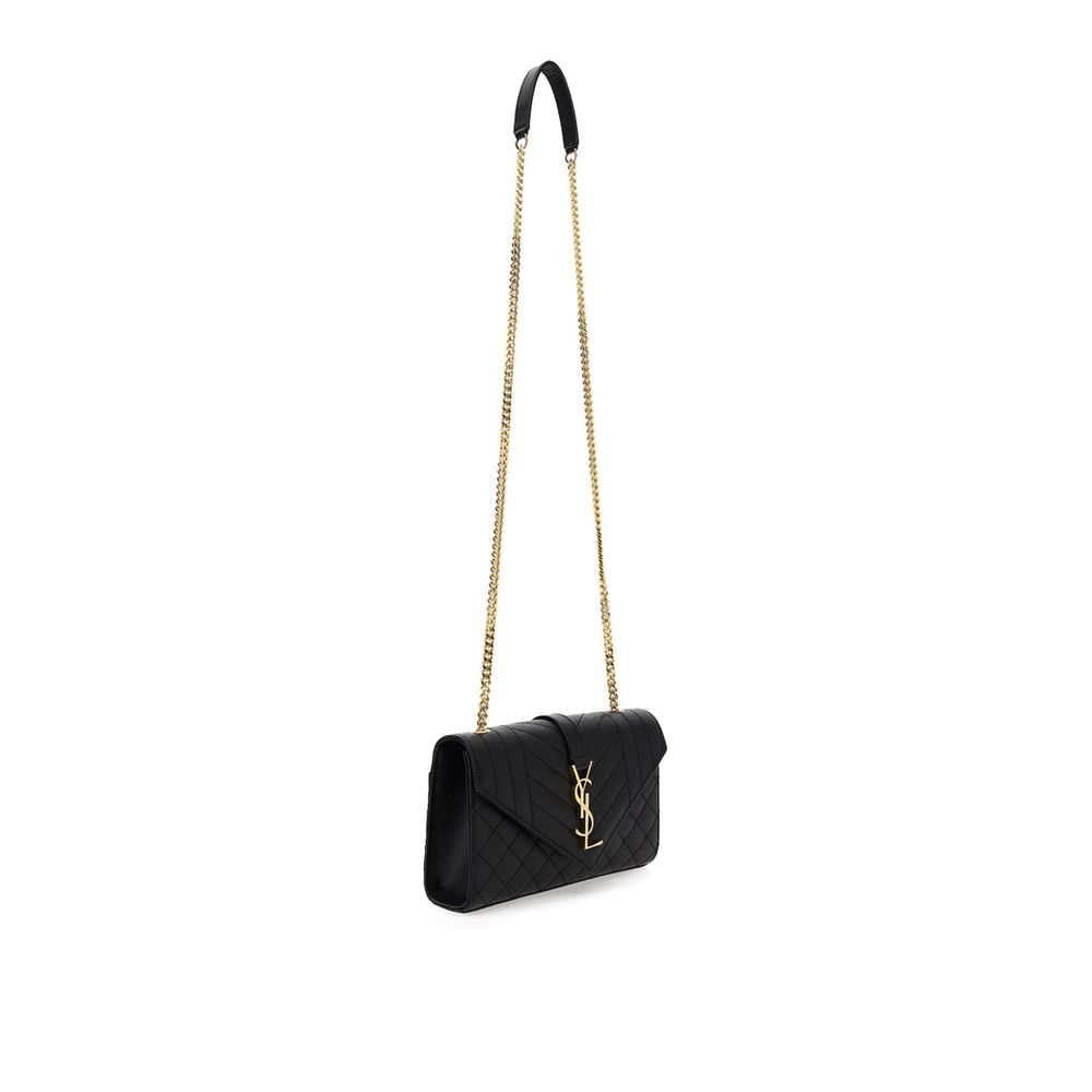 Black Calf Leather Bos Taurus Shoulder Bag