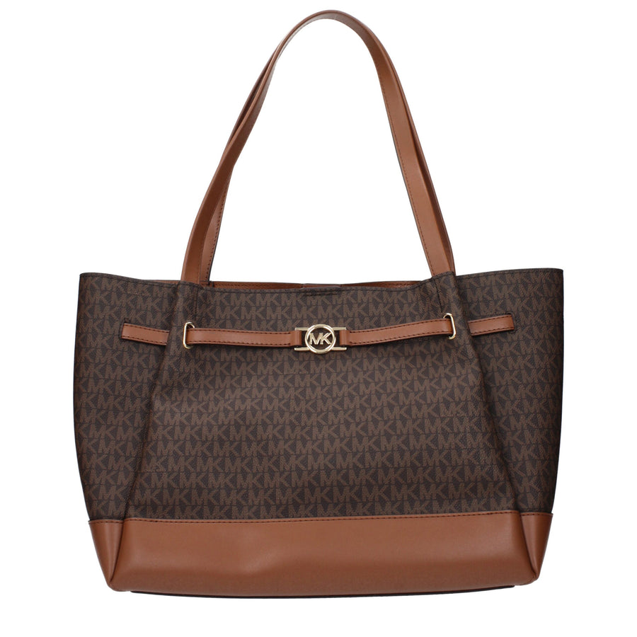 Brown Fabric Shoulder Bag