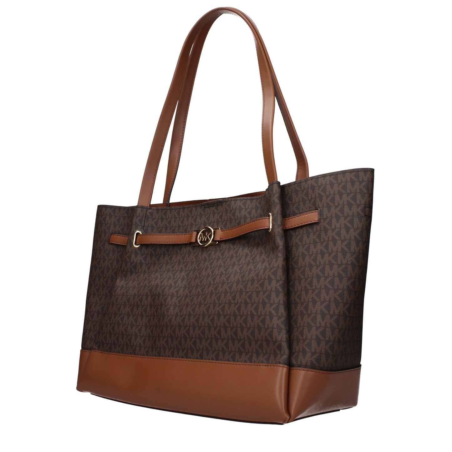 Brown Fabric Shoulder Bag