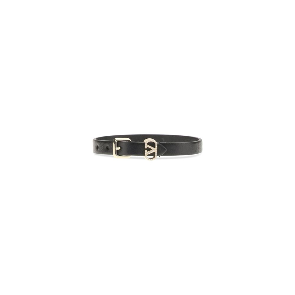 Black Calf Leather Bos Taurus Bracelet