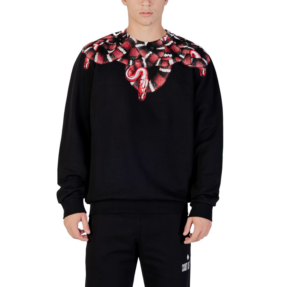 Black Cotton Sweatshirt