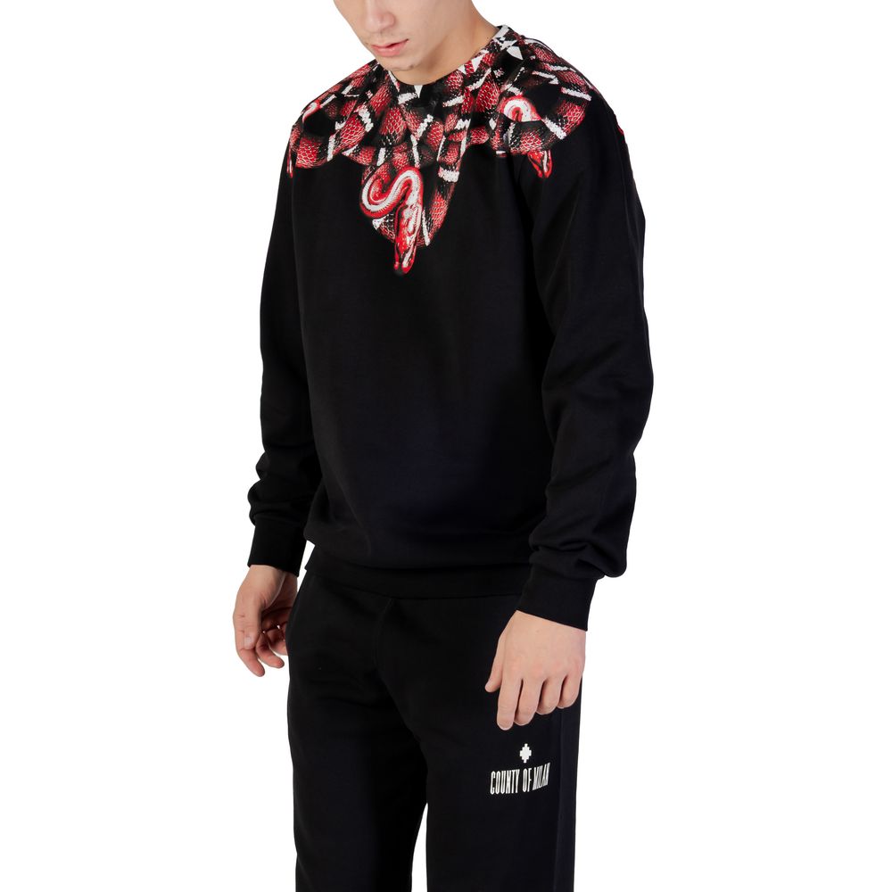 Black Cotton Sweatshirt