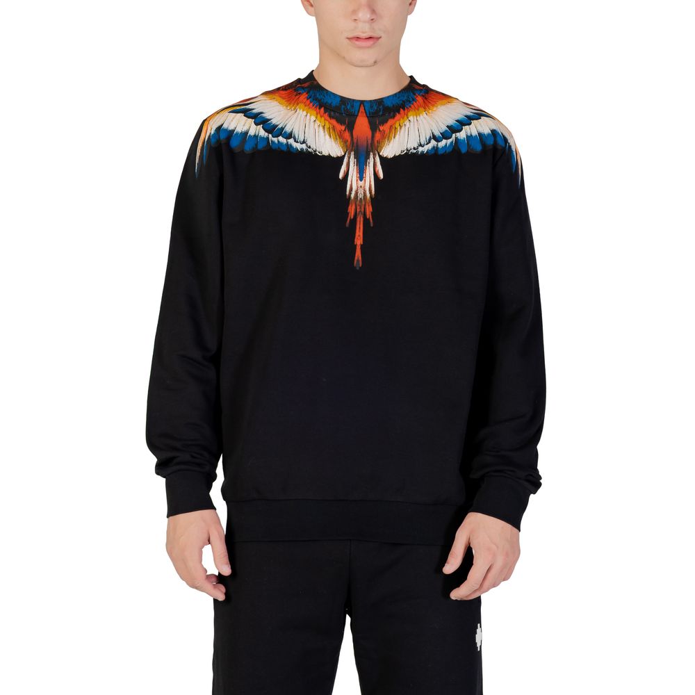 Black Cotton Sweatshirt