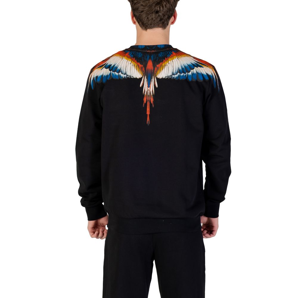 Black Cotton Sweatshirt