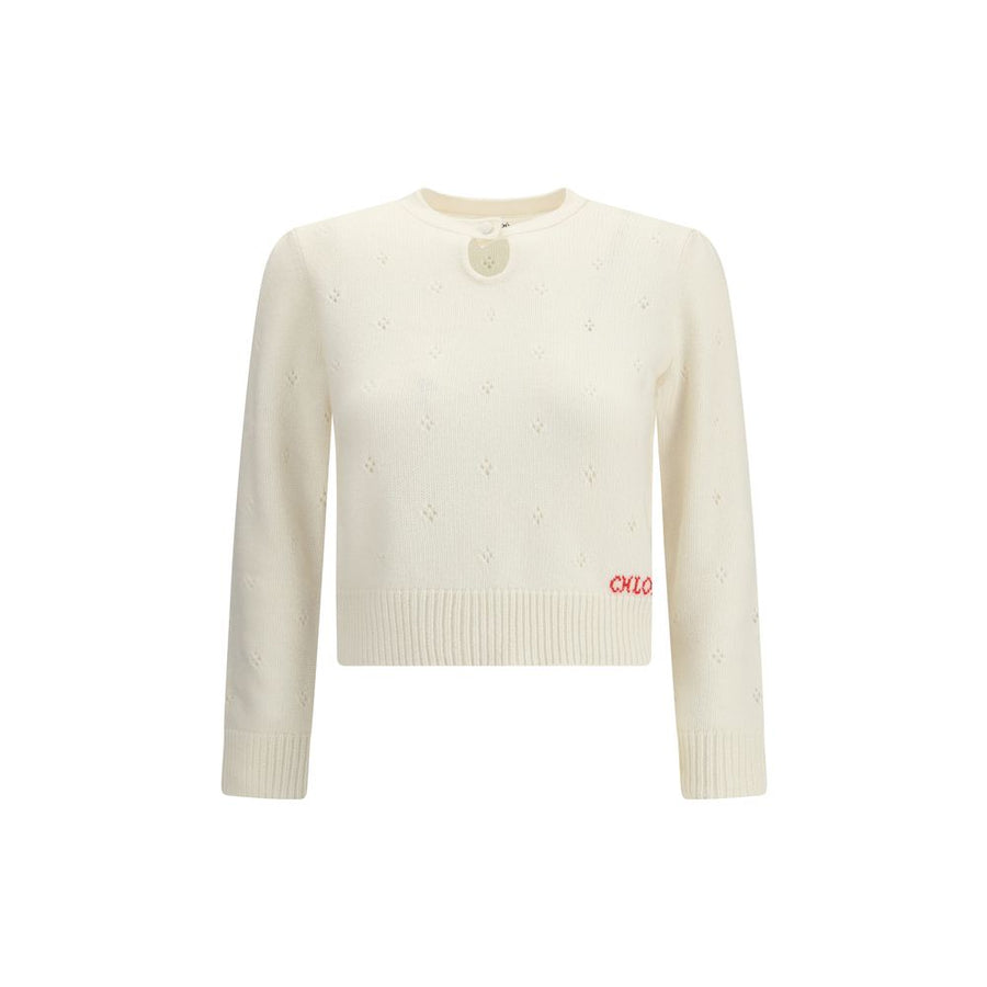 Cream Wool Sweatshirt