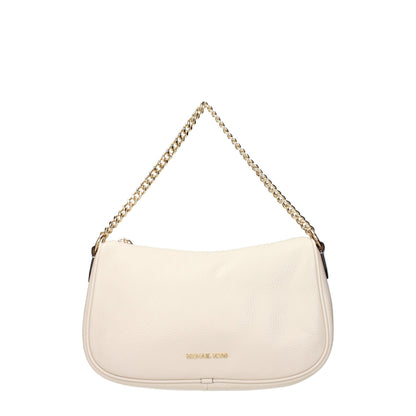 Beige Leather Handbag