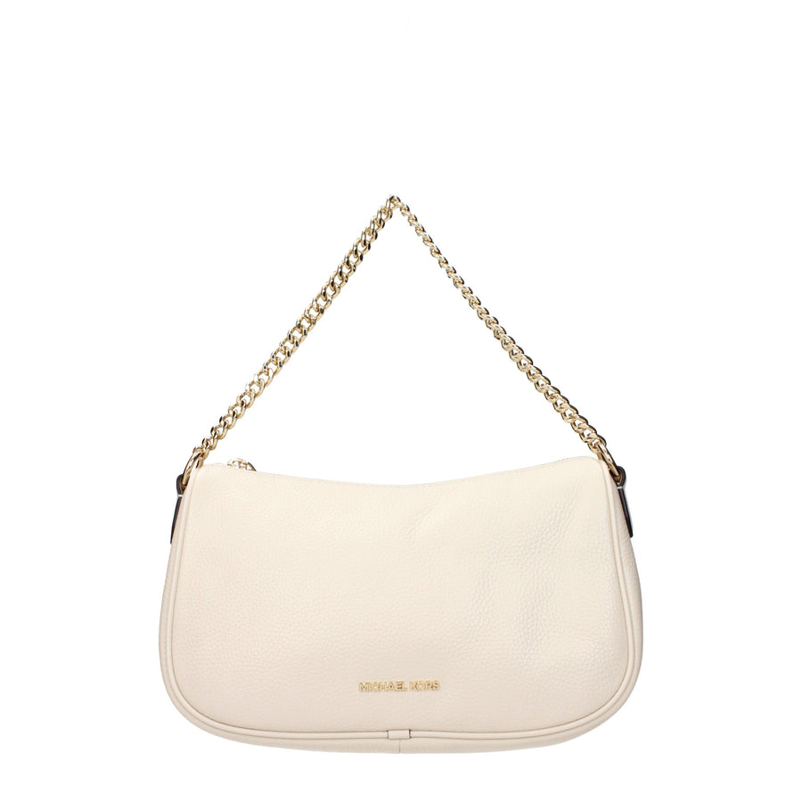 Beige Leather Handbag