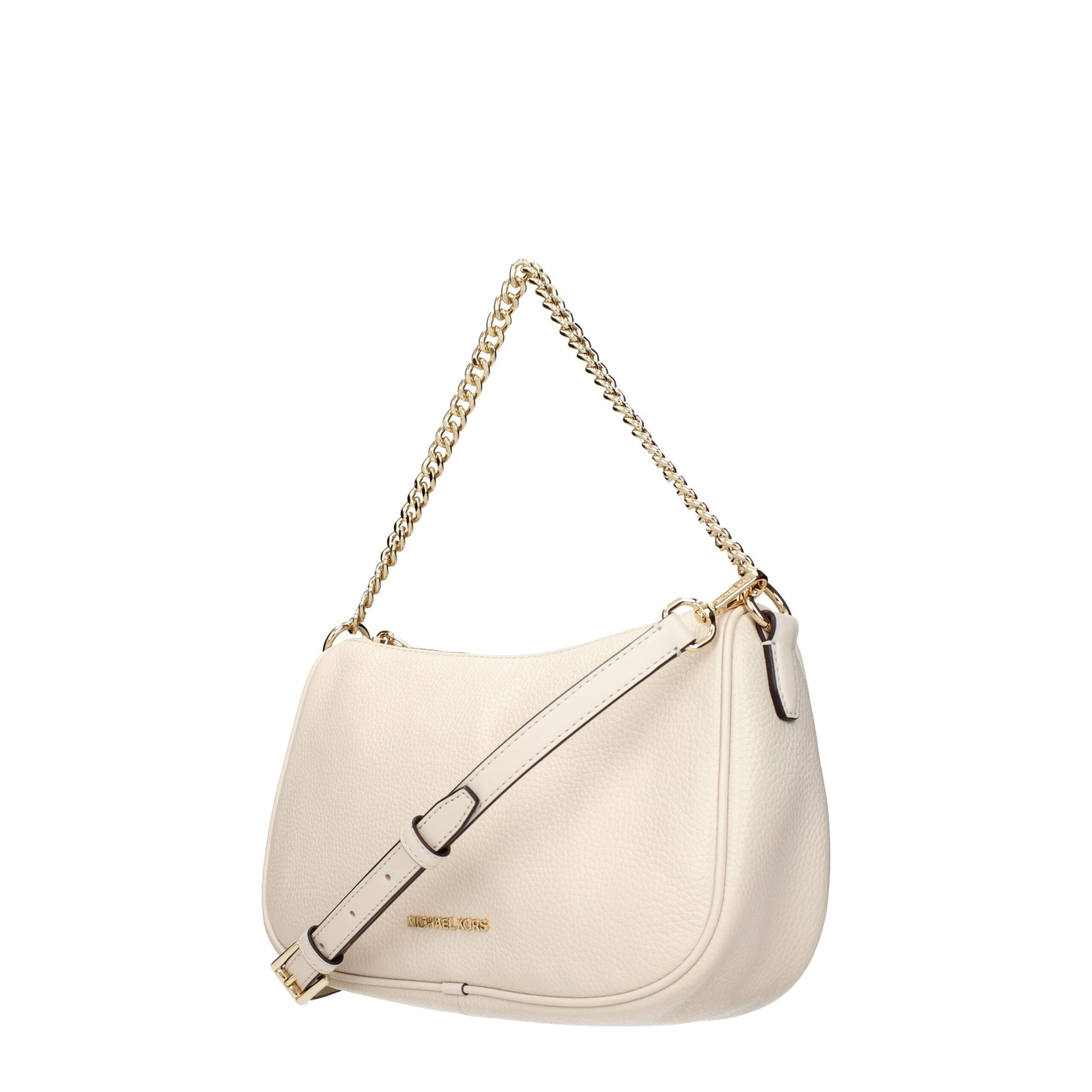 Beige Leather Handbag