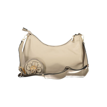 Beige PVC Women Handbag