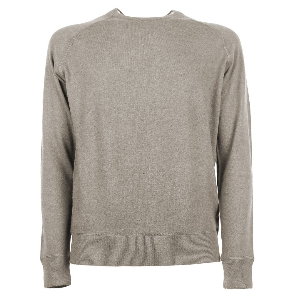 Beige Cashmere Men Sweater