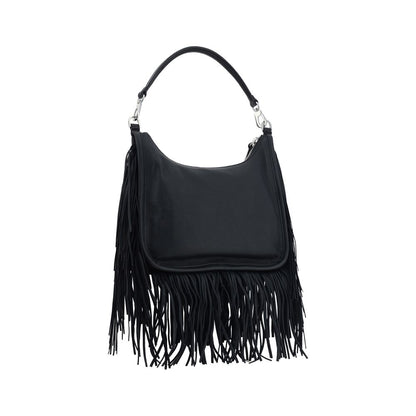 Black Calf Leather Bos Taurus Shoulder Bag