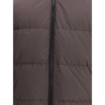 Brown Polyester Coat
