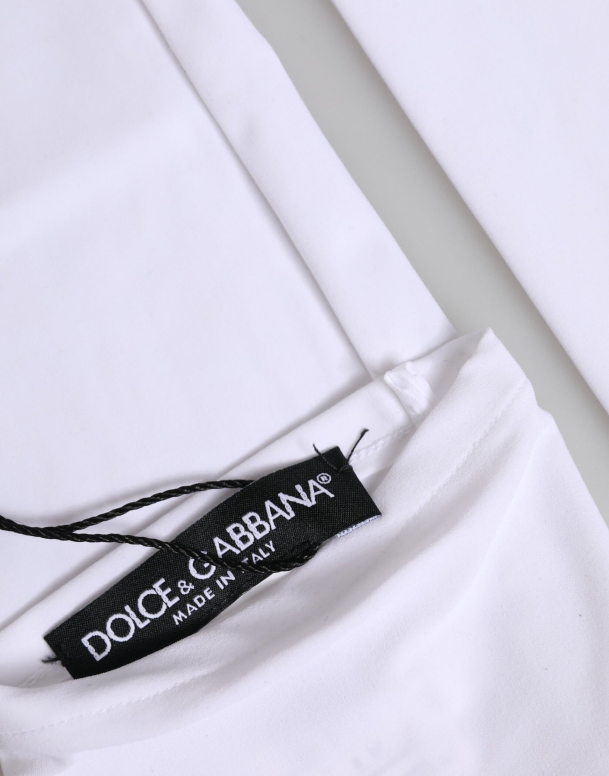 White Nylon Fingerless Elbow Length Mitten Gloves