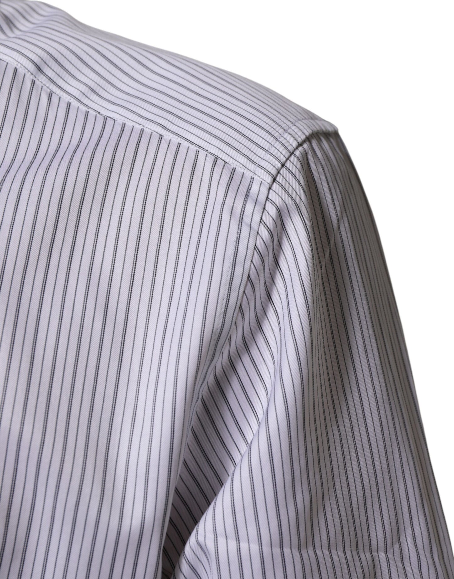 White Stripes Cotton Men GOLD Dress Shirt