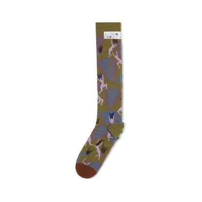 Green Cotton Socks