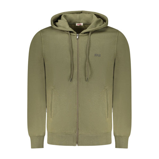 Green Cotton Men Sweater