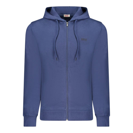 Blue Cotton Men Sweater