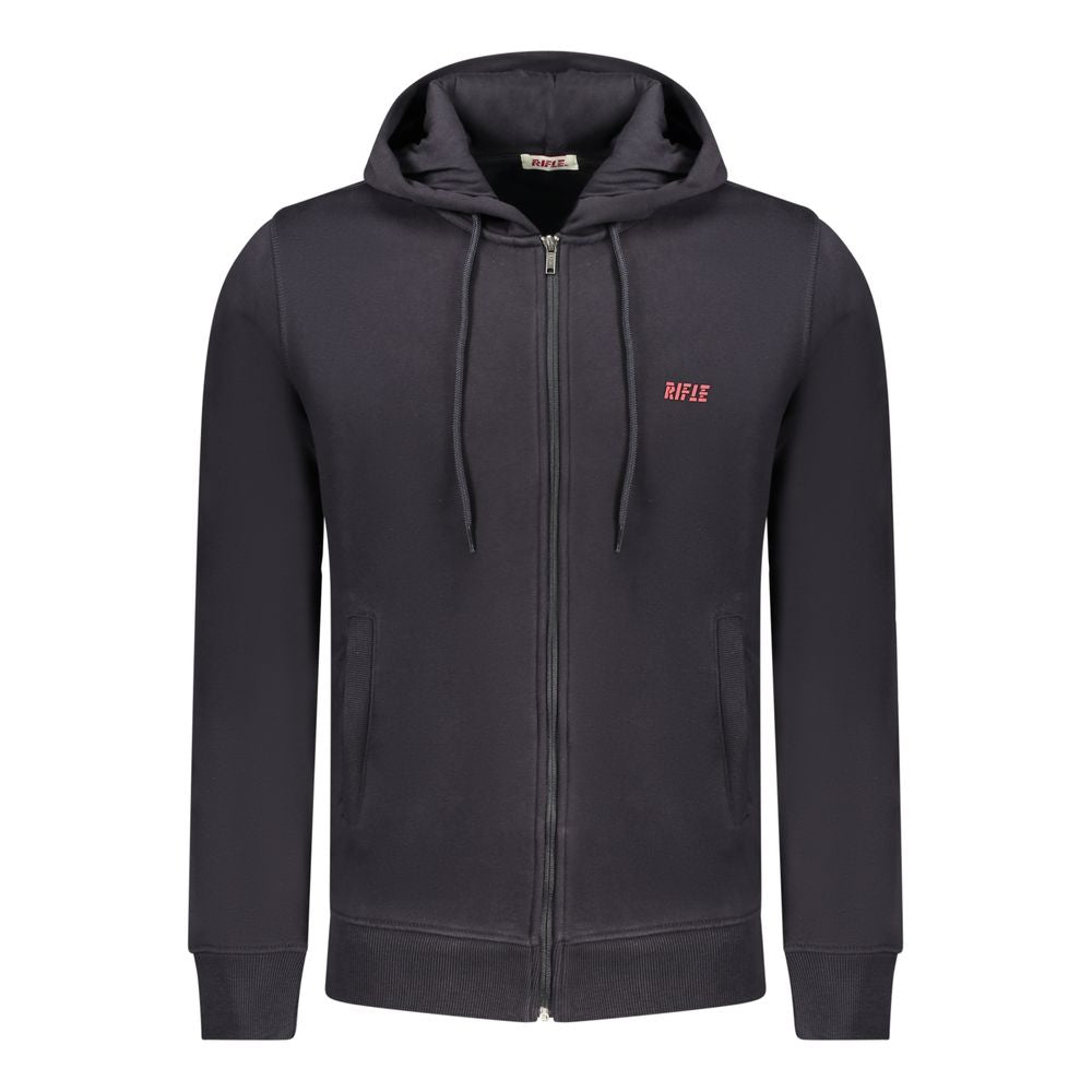 Blue Cotton Men Sweater