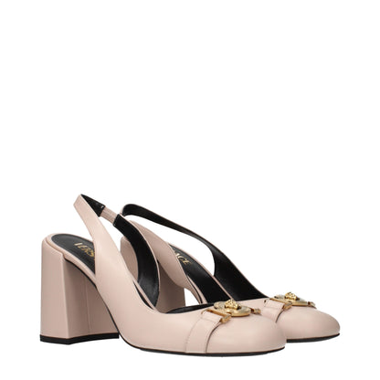 Pink Leather Pumps