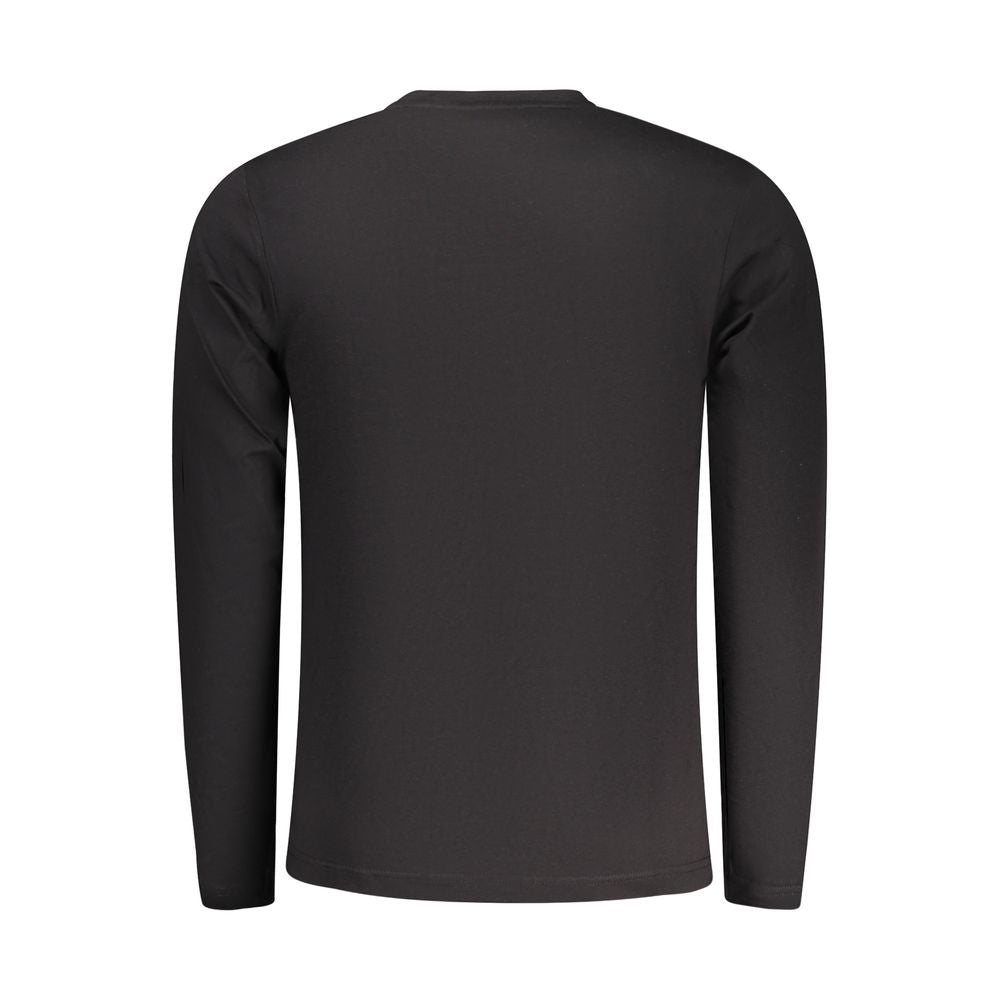 Black Cotton Men T-Shirt