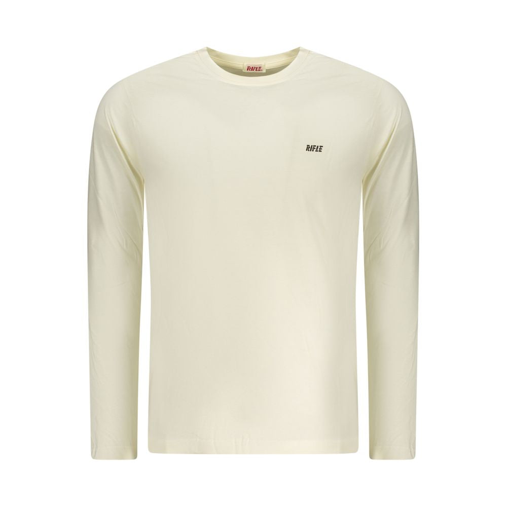 White Cotton Men T-Shirt