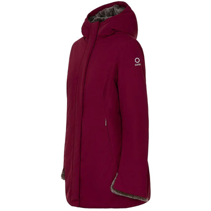 Red Polyester Jackets & Coat