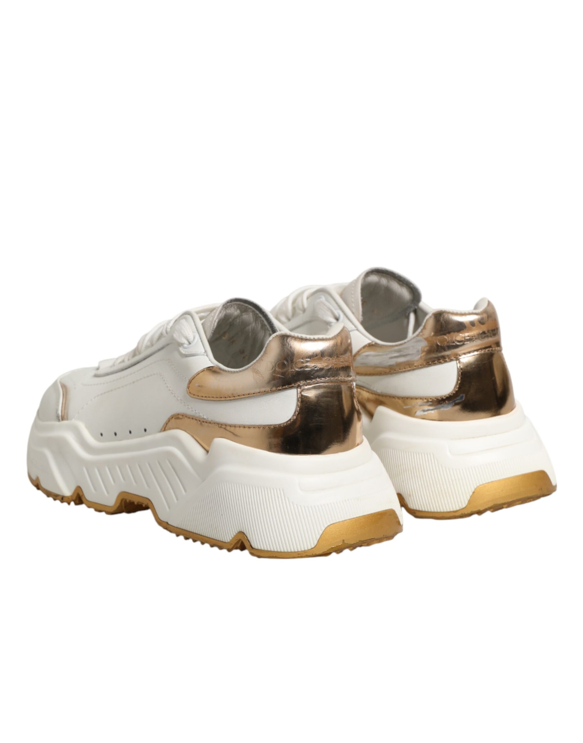 White Gold Daymaster Low Top Sneakers Shoes