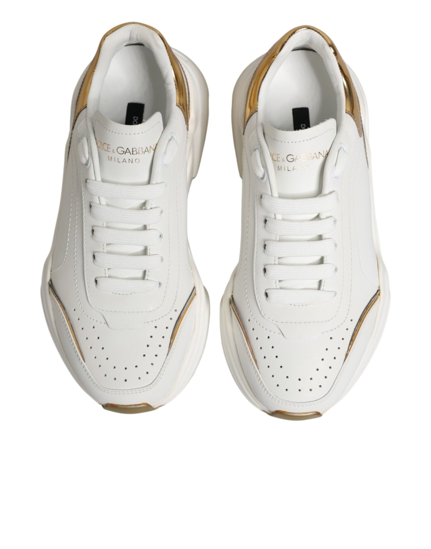 White Gold Daymaster Low Top Sneakers Shoes