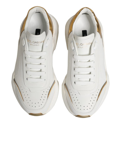 White Gold Daymaster Low Top Sneakers Shoes