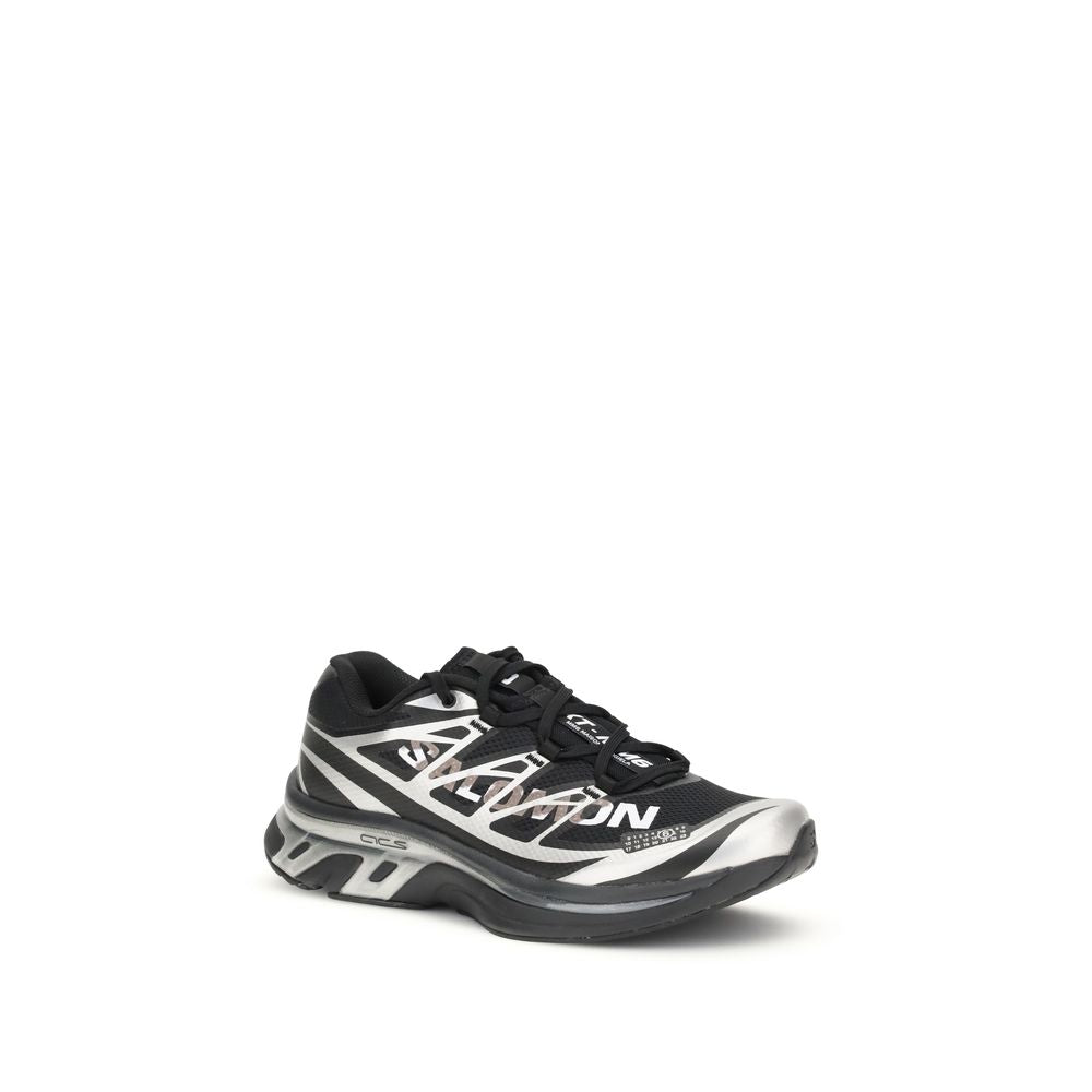 Black Polyamide Athletic Sneakers