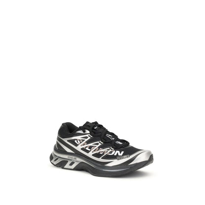Black Polyamide Athletic Sneakers
